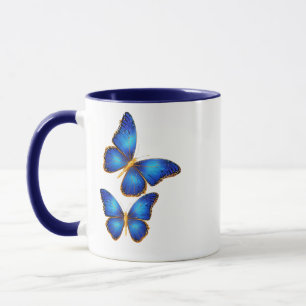 Butterfly-Kontur - Symbol der Transformation Tasse