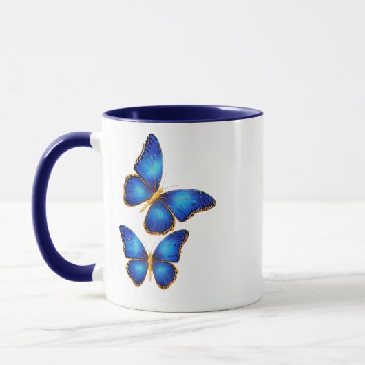 Butterfly-Kontur - Symbol der Transformation Tasse (Links)
