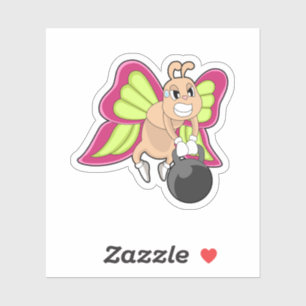 Butterfly-Krafttraining Dumbell Aufkleber