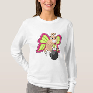 Butterfly-Krafttraining Dumbell T-Shirt
