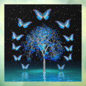 Butterfly-Kristallbaum Fensteraufkleber (Blatt 3)