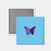 Butterfly-Kühlschrankmagnet Magnet (Vorderseite/Rückseite)