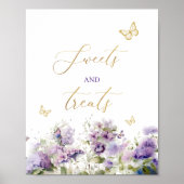 Butterfly küsst Süßigkeiten Leckereien Blume Babyd Poster (Vorne)