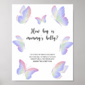 Butterfly küsst, wie groß das Bauchspiel der Mama  Poster (Vorne)
