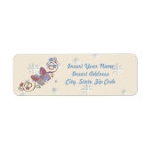Butterfly-Label (Vorne)