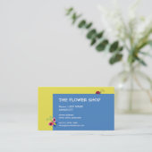 Butterfly & Ladybugs Business Card Visitenkarte (Stehend Vorderseite)