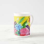 Butterfly & Ladybugs Knochen China Tasse (Vorderseite Rechts)