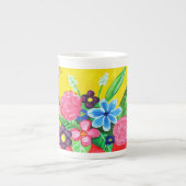 Butterfly & Ladybugs Knochen China Tasse (Vorderseite)