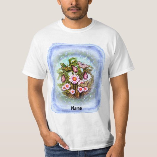Butterfly Ladyslipper T-Shirt (Vorderseite)