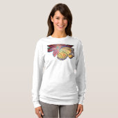 Butterfly landing on a flower T-Shirt (Vorne ganz)
