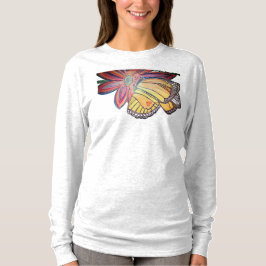 Butterfly landing on a flower T-Shirt