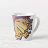 Butterfly landing on flower collection milchtasse (Rechte Ecke)