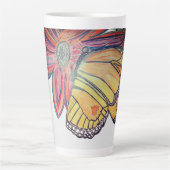 Butterfly landing on flower collection milchtasse (Vorderseite)