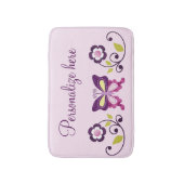 Butterfly Lane Badezimmer Mat Badematte (Vorderseite Vertikal)