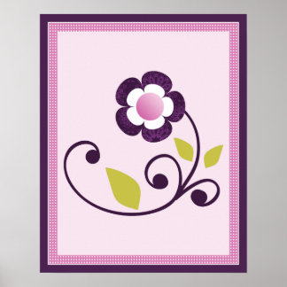 Butterfly Lane Poster Kinderzimmer Art Print 1 of