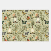Butterfly Lantern Botanischer Garten Geschenkpapier Set (Vorderseite)