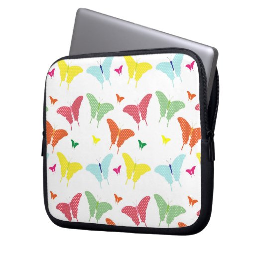 Butterfly-Laptop Laptopschutzhülle (Vorderseite Links)