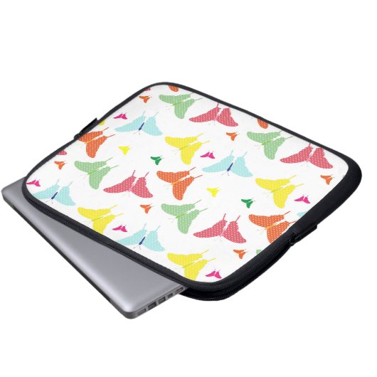 Butterfly-Laptop Laptopschutzhülle (Vorne Knopf)