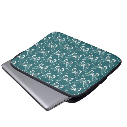 Butterfly Laptop Sleeve (Vorne Knopf)