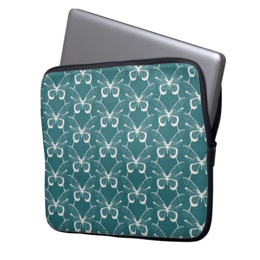 Butterfly Laptop Sleeve (Vorderseite Links)