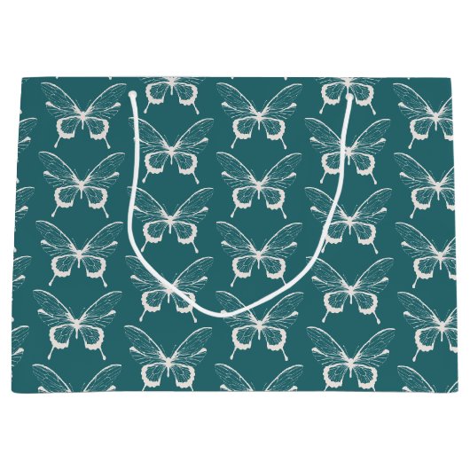 Butterfly Large Gift Bag Große Geschenktüte (Vorderseite)