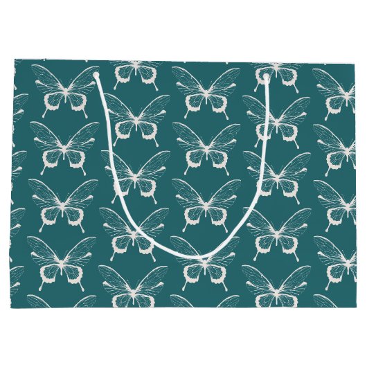 Butterfly Large Gift Bag Große Geschenktüte (Rückseite)