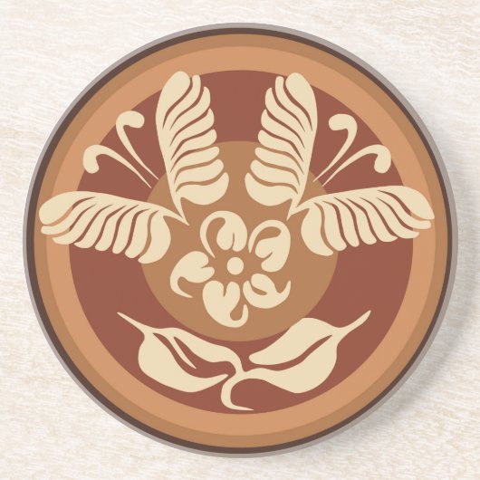 Butterfly Latte Art Untersetzer (Vorne)