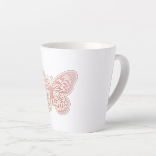 Butterfly Latte Tasse (Rechte Ecke)