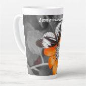 Butterfly Latte Tasse (Linke Ecke)
