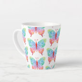Butterfly Latte Tasse (Linke Ecke)