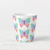 Butterfly Latte Tasse (Vorderseite)