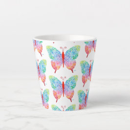 Butterfly Latte Tasse