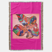 Butterfly Leaf Portrait Decke (Vorderseite Vertikal)