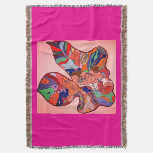 Butterfly Leaf Portrait Decke (Vorderseite Vertikal)