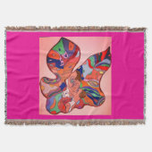 Butterfly Leaf Portrait Decke (Vorderseite)