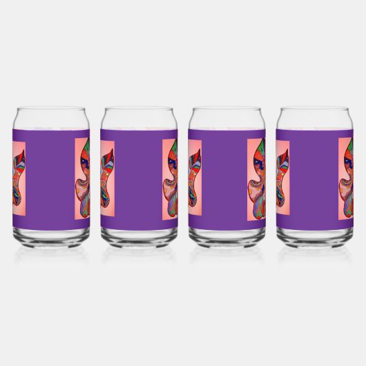 Butterfly Leaf Portrait Dosenglas (Rechts)