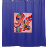 Butterfly Leaf Portrait Duschvorhang (Vorderseite)