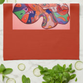 Butterfly Leaf Portrait Kitchen Towel Geschirrtuch (Gefaltet)