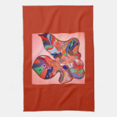 Butterfly Leaf Portrait Kitchen Towel Geschirrtuch (Vertikal)