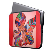 Butterfly Leaf Portrait Laptop Sleeve (Vorderseite Links)