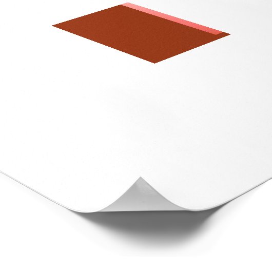 Butterfly Leaf Portrait Poster (Ecke)