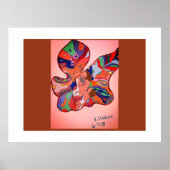 Butterfly Leaf Portrait Poster (Vorne)