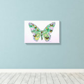 Butterfly-Lebenszyklus Leinwanddruck (Insitu (Holzboden))