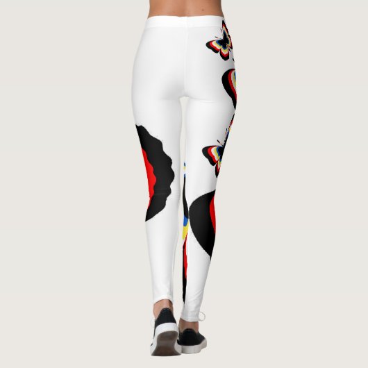 Butterfly-Legende Leggings (Rückseite)