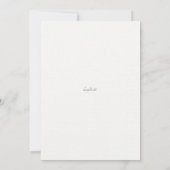 Butterfly Leinwand Lesbische Hochzeit Einladung (Rückseite)