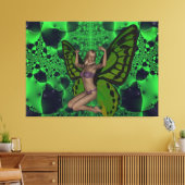 Butterfly Leinwanddruck (Insitu (Wohnzimmer))