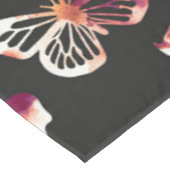 Butterfly Leopard Black Tableclout Tischdecke (Schrägansicht)