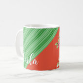 Butterfly Letter C Floral Tasse (Vorderseite Links)
