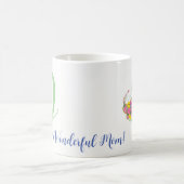 Butterfly Letter D Floral Tasse (Mittel)