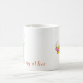 Butterfly Letter G Floral Tasse (Mittel)